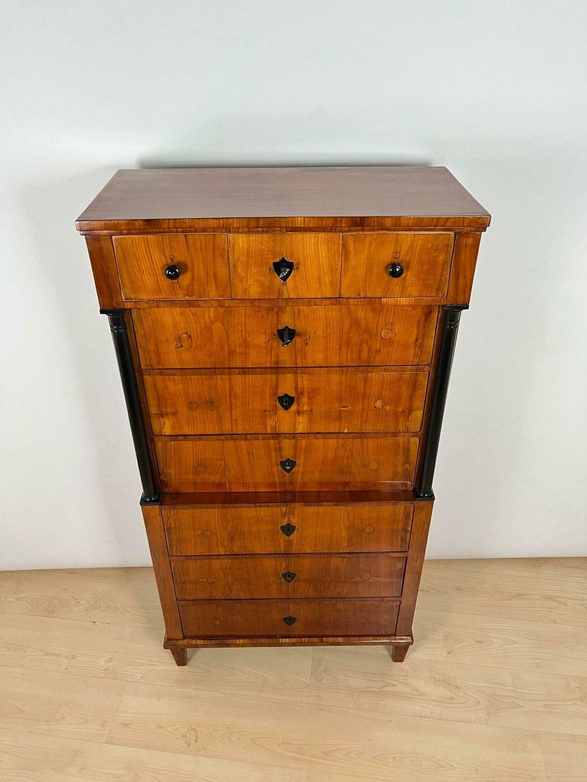 photo furniture Biedermeier Chiffonier, Cherry Veneer, South Germany Circa 1830