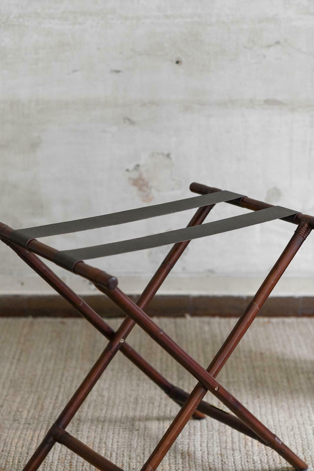 Large Gueridon In Hazel Toned Rattan – Edizioni Molto photo vintage