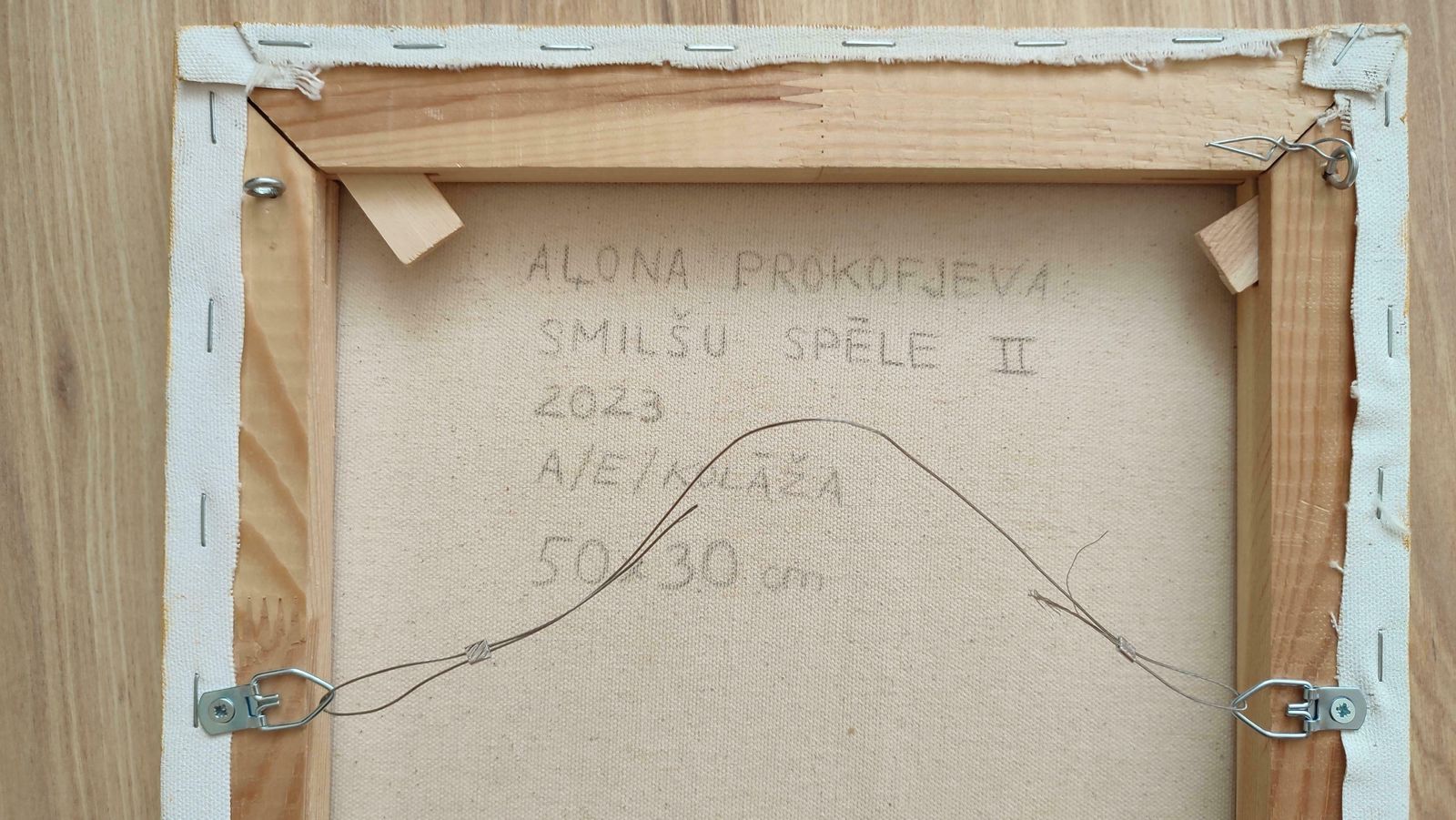 Alyona Prokofjevasand Game 2. 2023, Canvas, Oil, Collage, 50x30 Cm2023 photo vintage