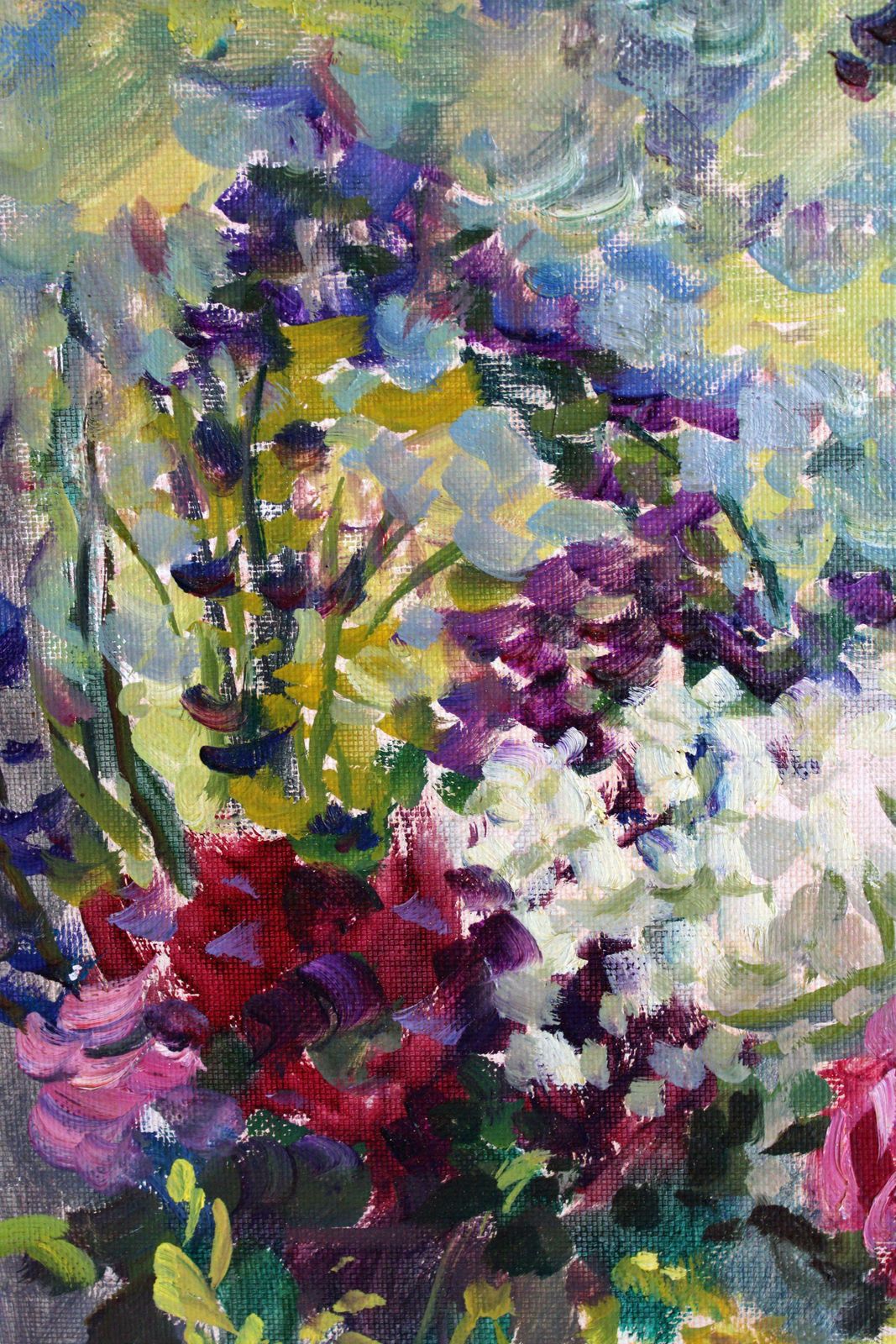 photo furniture Nina Sergeevasummer Delight. Oil On Canvas, 90 X 69, 5 Cm