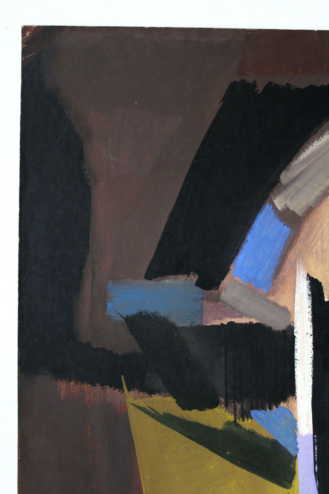 Gunars Klavaabstraction 1. 1964, Paper, Gouache, 83 X 59, 5 Cm1964 photo 1033.0