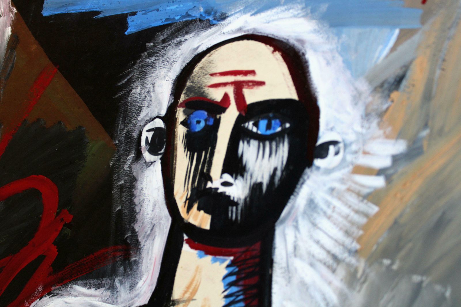 Gunars Klavaideologist. 1968, Gouache On Paper, 86x61 Cm1968 photo vinterior
