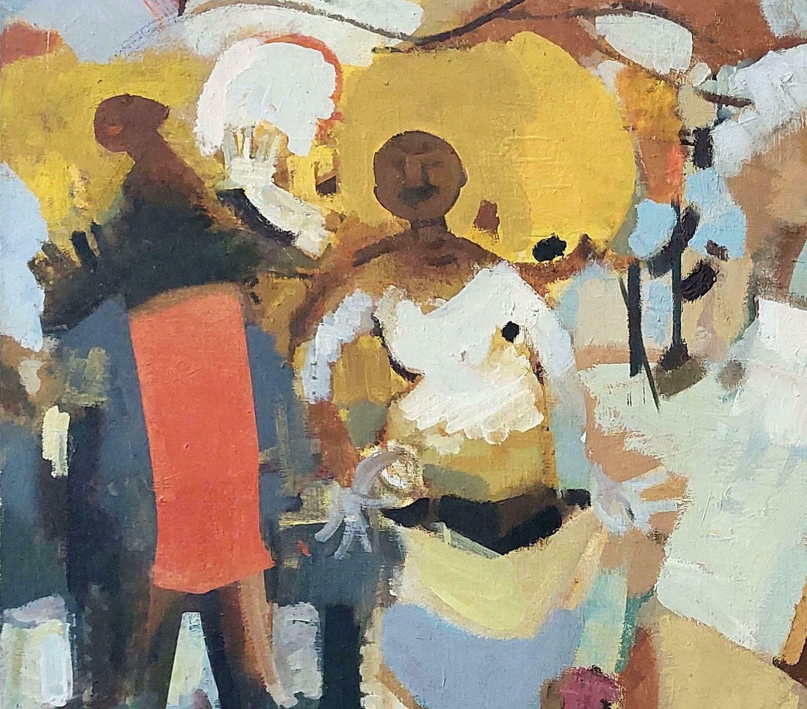 Victor Karnauh Conversation. Oil On Canvas, 144x125 Cm photo furniture