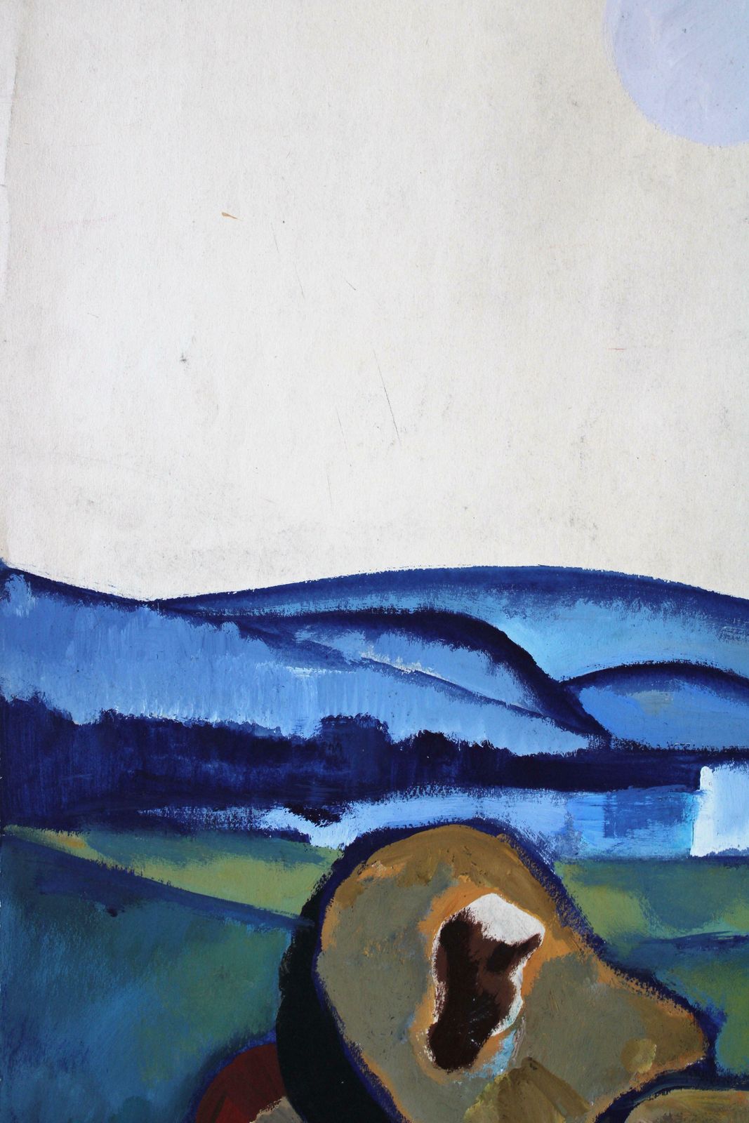 Gunars Klavamushrooms And Mountains. 1968, Paper, Gouache, 83, 5 X 59, 5 Cm1968 photo furniture