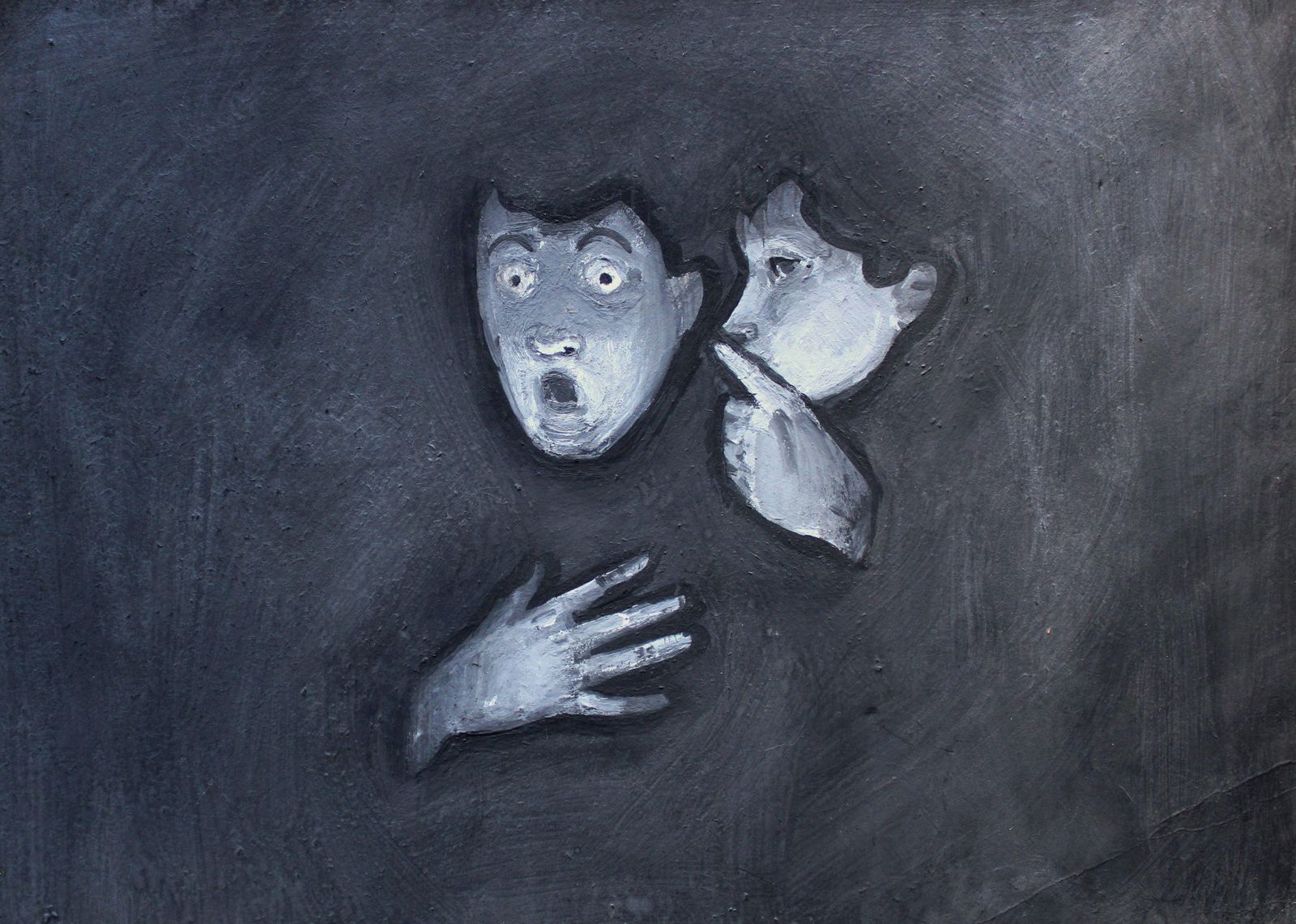 Ansis Butnorsecret. 2023., Gouache, Paper, 17. 5 X 24 Cm2023