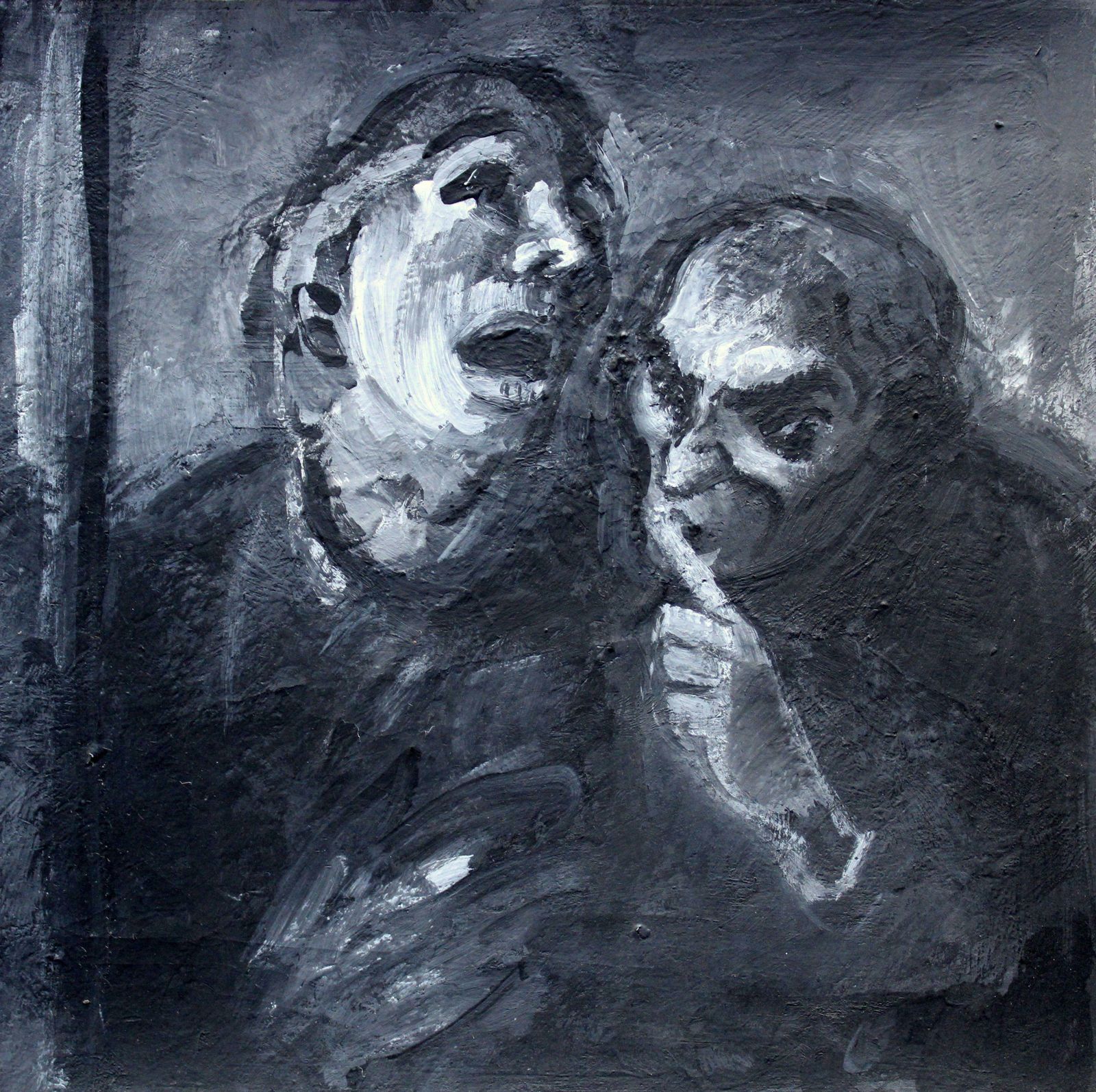 Ansis Butnorsecret. 2023, Gouache, Paper, 12, 5 X 13 Cm2023