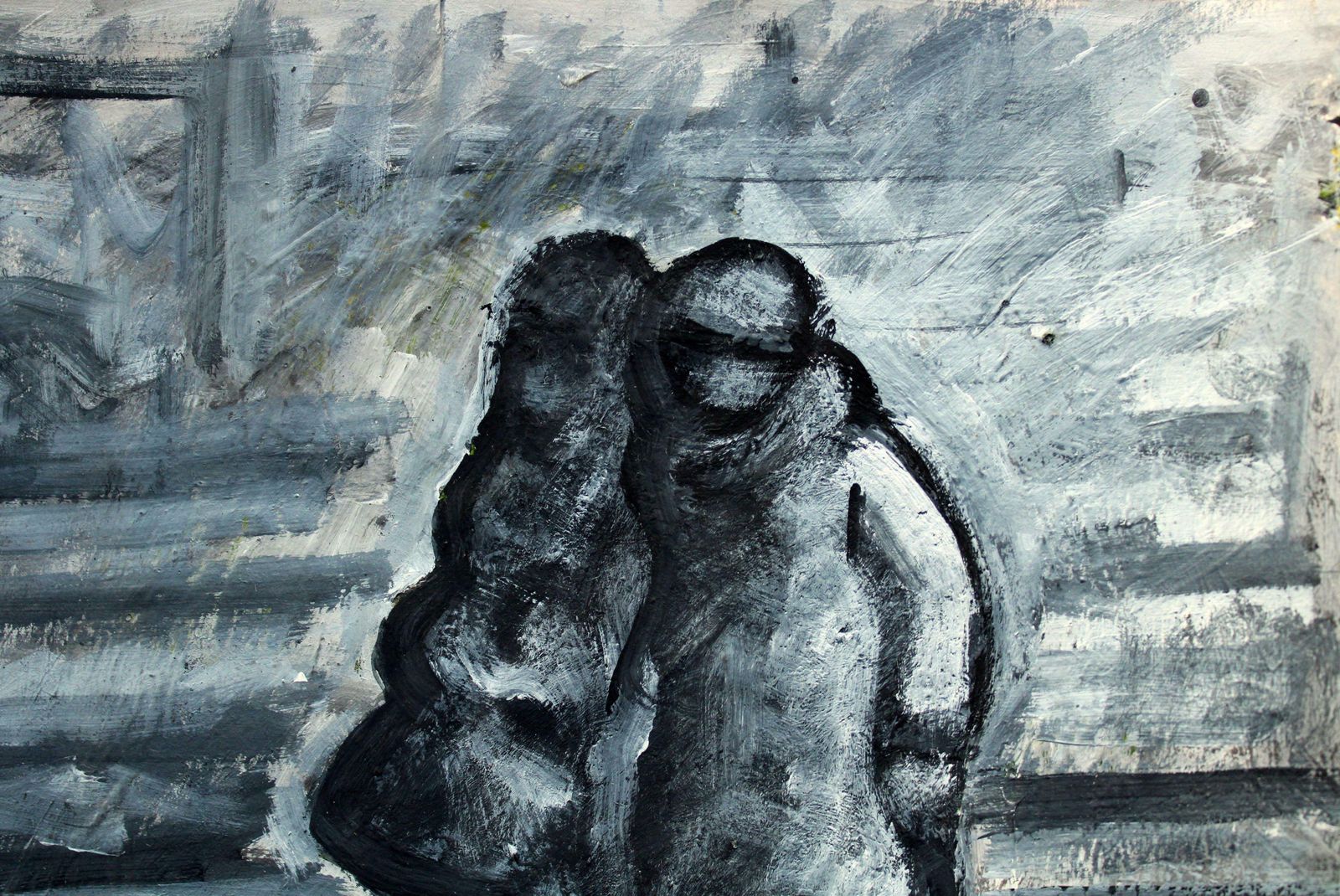 Ansis Butnoron The Platform. 2022, Gouache, Paper, 25x25 Cm2022 photo 379.0