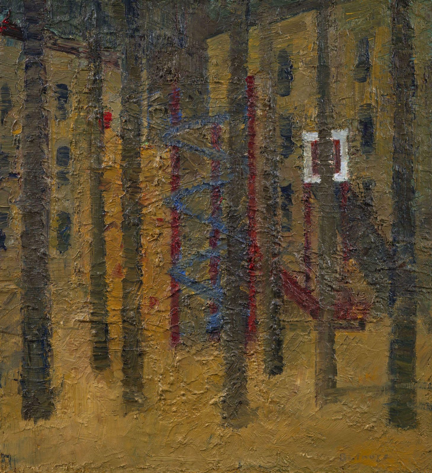 Ansis Butnorplayground. 2023, Oil On Canvas, 59x54 Cm2023