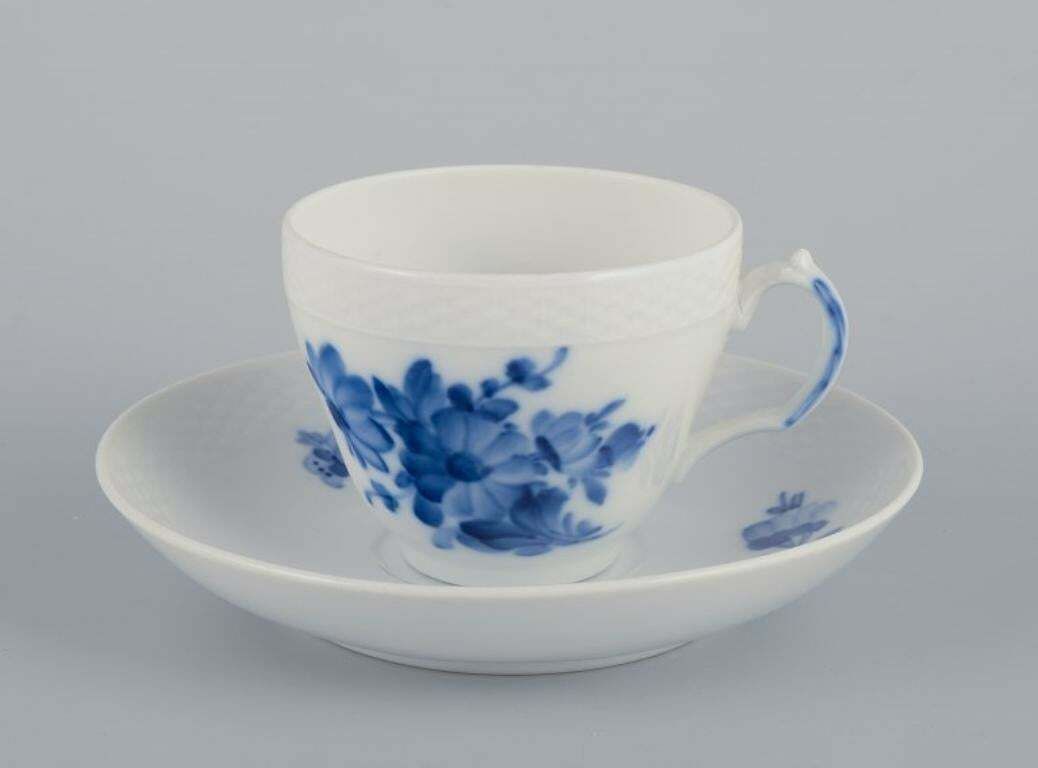 Royal Copenhagen Blue Flower Braided, Six Coffee Cups With Saucers. photo furniture