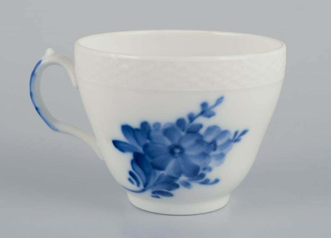 Royal Copenhagen Blue Flower Braided, Six Coffee Cups With Saucers. photo vinterior