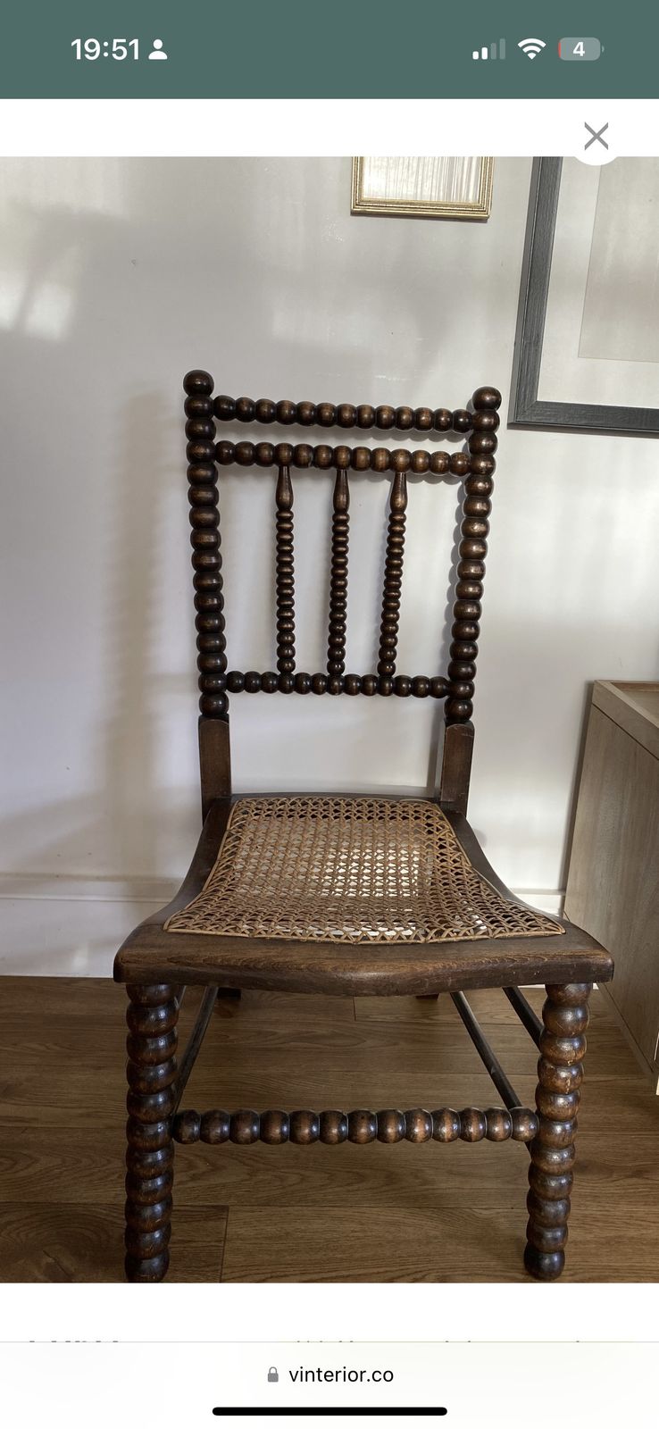 Arts And Crafts Bobbin Chair, 19th Century photo for sale