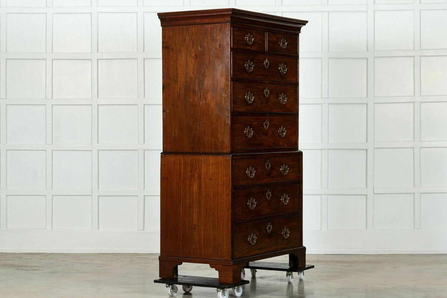 English George III Mahogany Chest On Chest photo Furniture