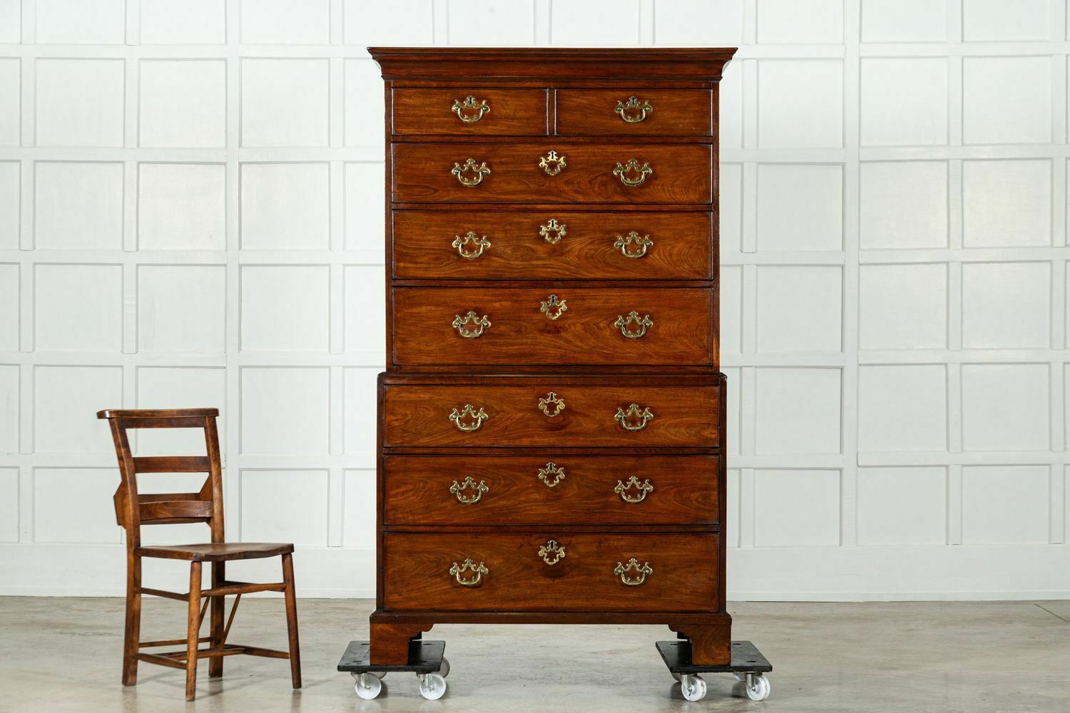 English George III Mahogany Chest On Chest photo 4313.0