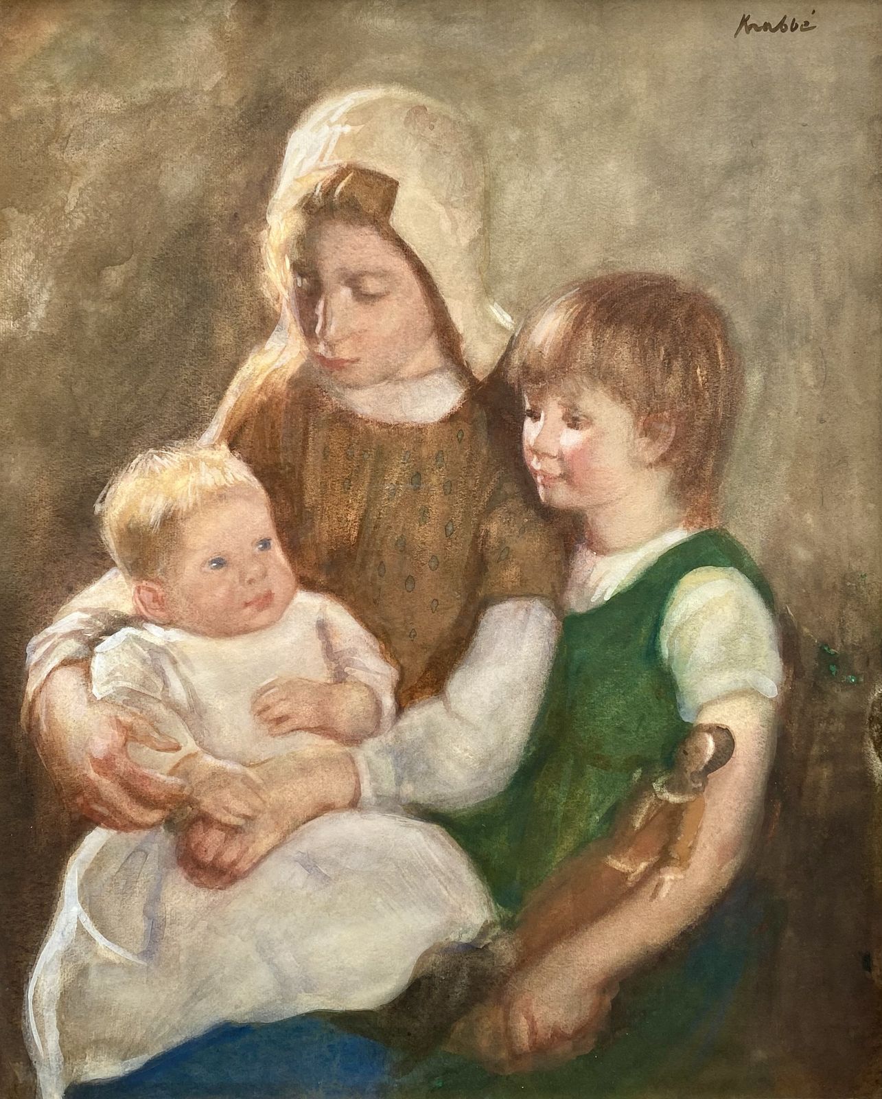 'Three Sisters' By Hendrik Maarten Krabbé (London 1868 – 1931 Amsterdam) photo furniture