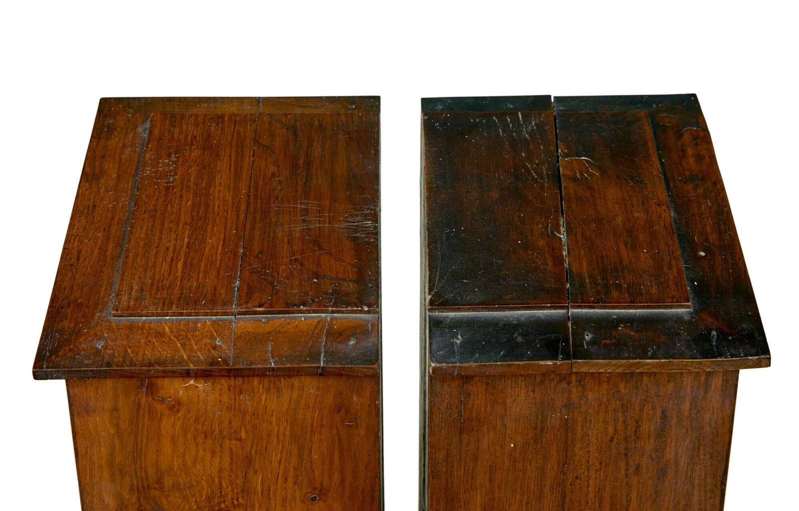 Pair Of English Oak Small Cabinets Made From Hmy Osbourne photo furniture