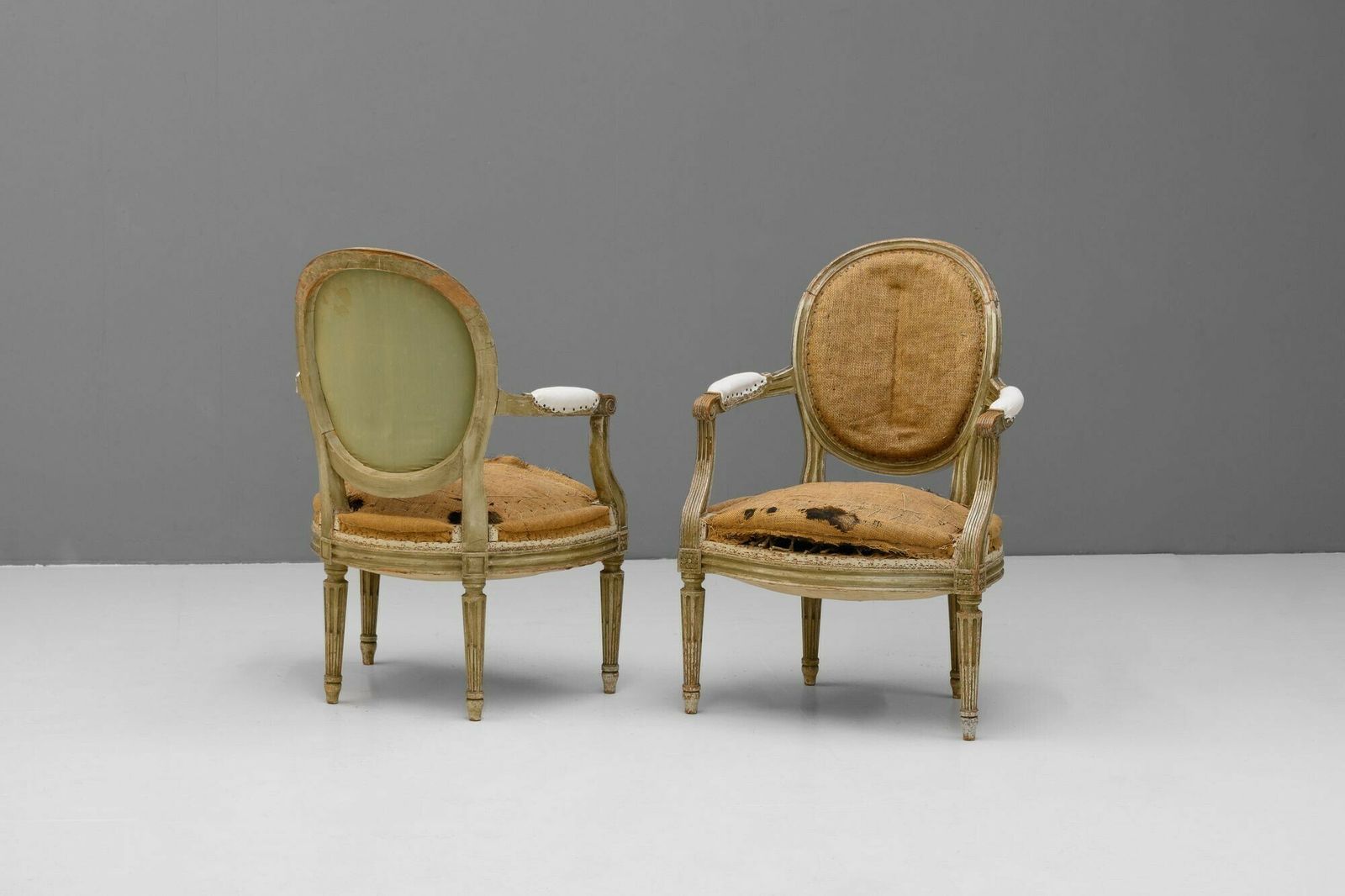 Pair Of Salon Armchairs, 1800s photo for sale
