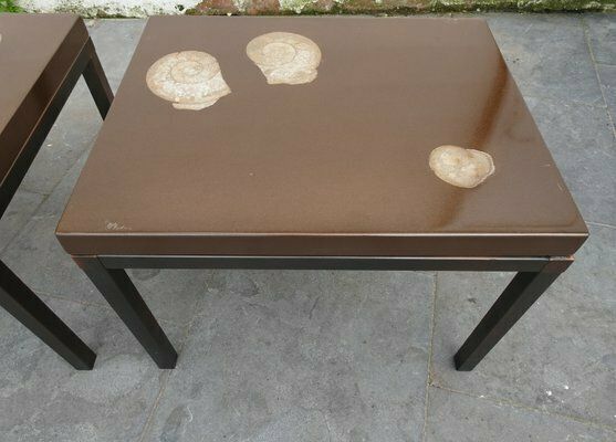 Belgian Side Tables By Ado Chale, 1970s, Set Of 2 photo Furniture