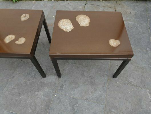 Belgian Side Tables By Ado Chale, 1970s, Set Of 2 photo buy