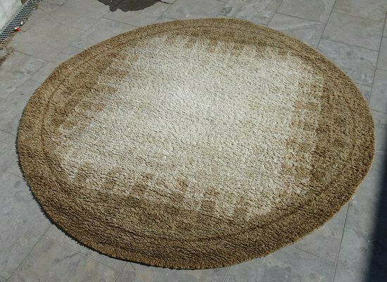 Vintage Round Rug Graphic Design From Desso, 1970s photo furniture