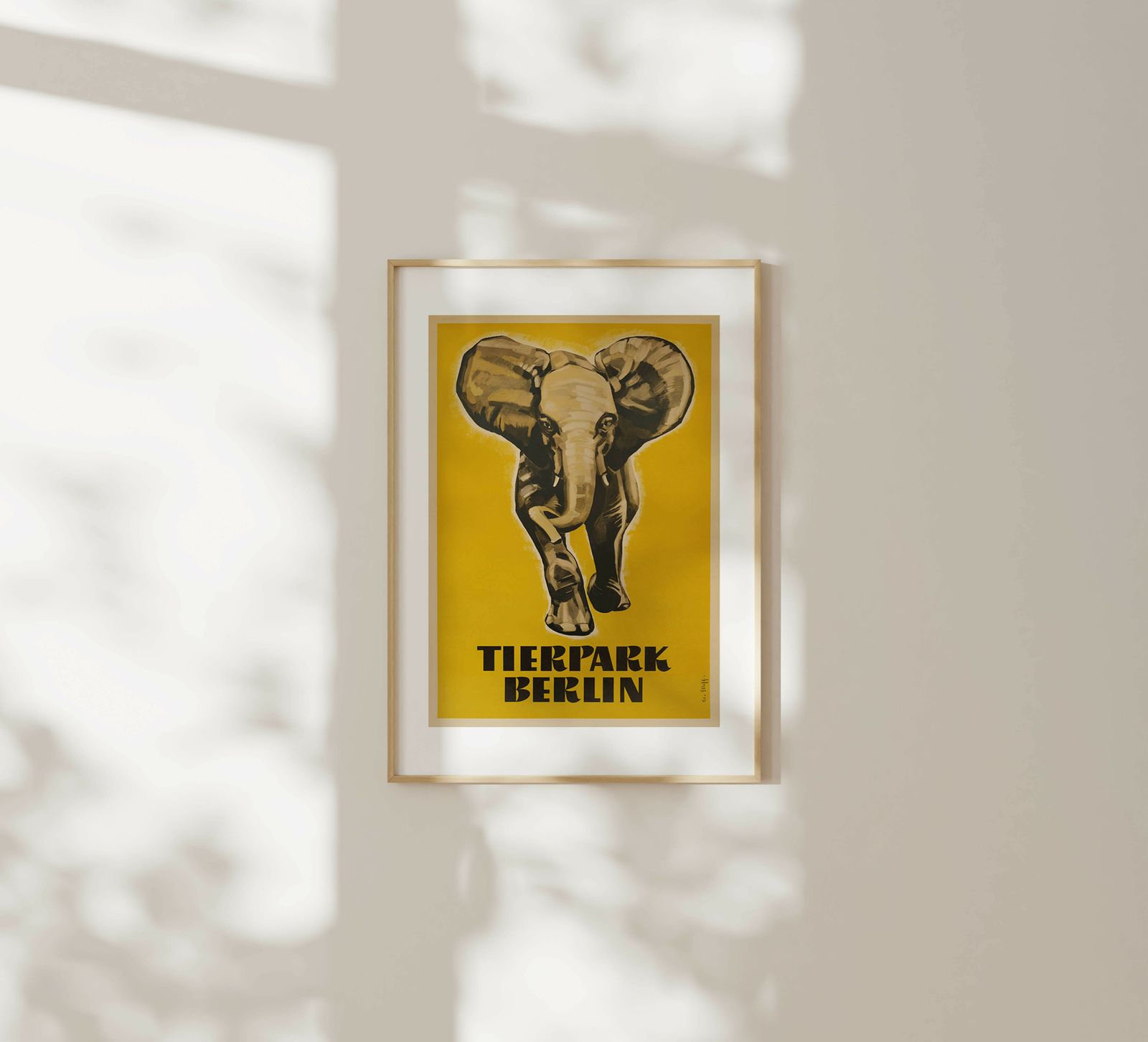 Tierpark Berlin   Original East Germany Poster | 1972 photo for sale