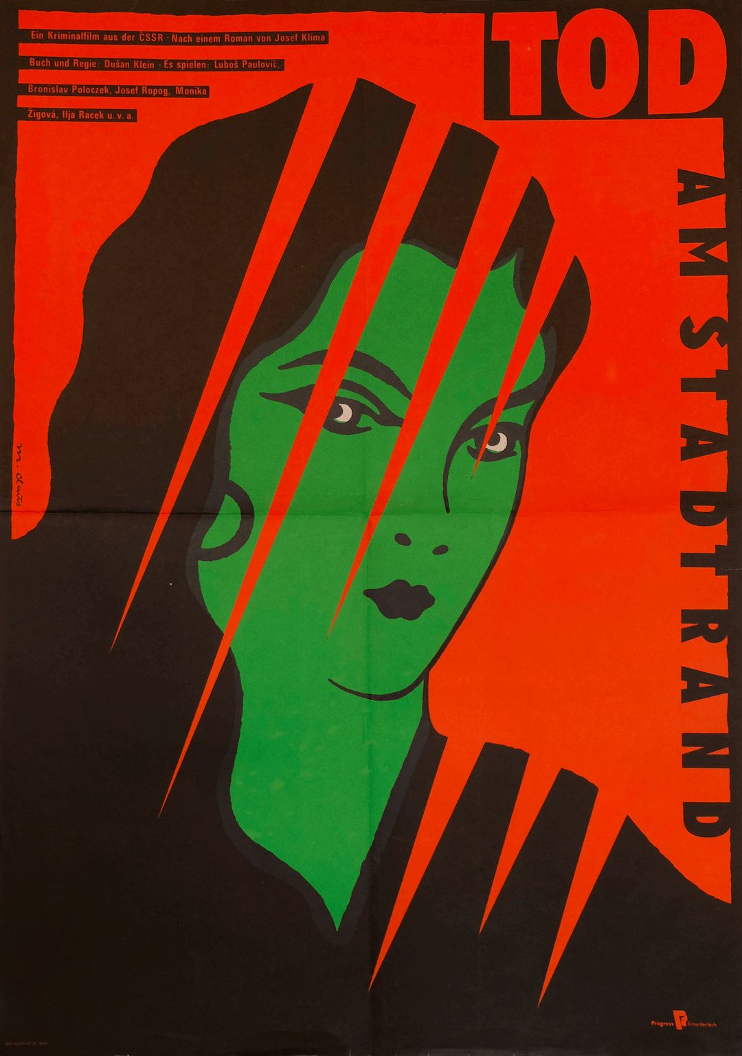 Death On The Outskirts   Original East Germany Poster | 1985