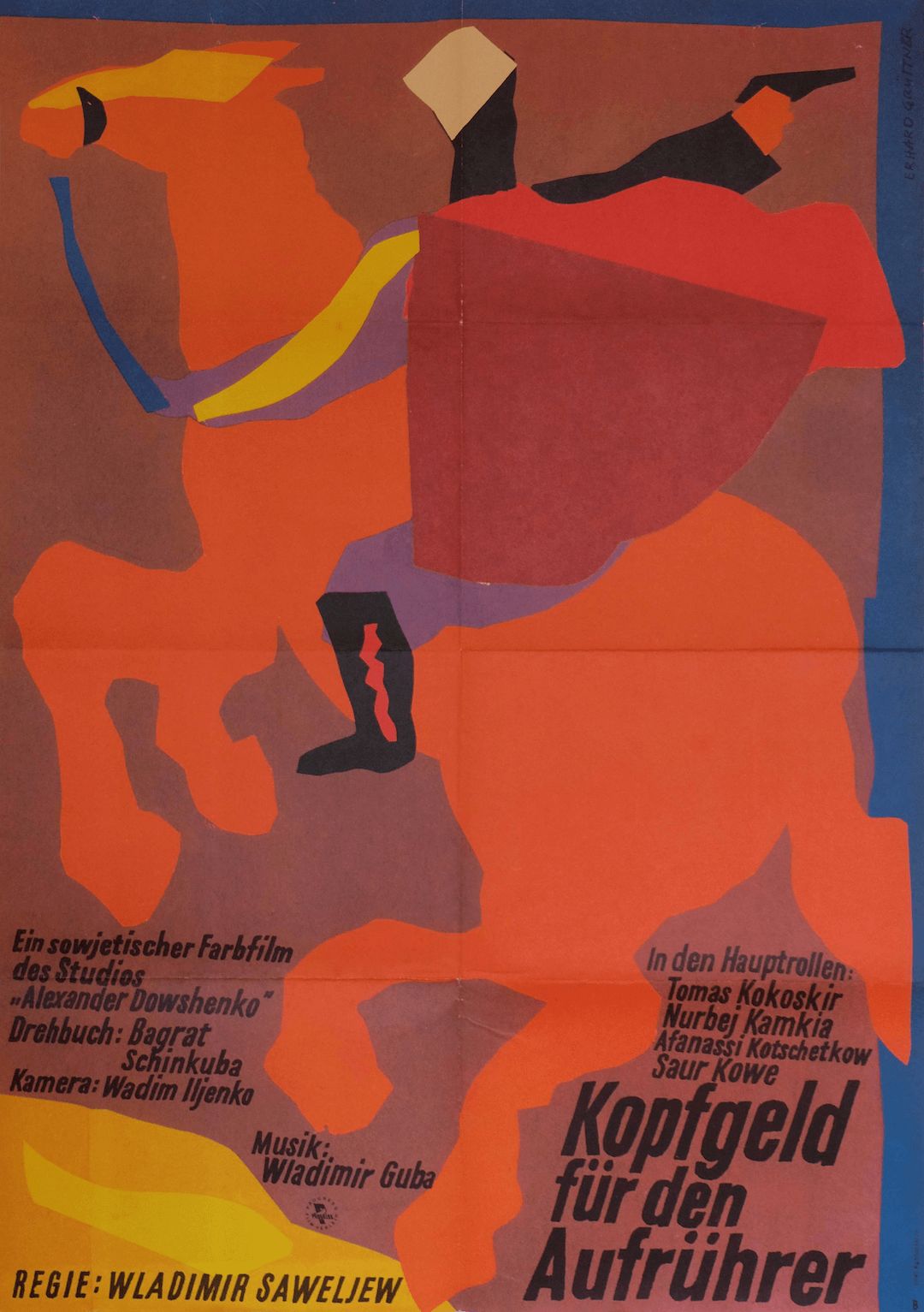 Bounty For The Rebels   Original East Germany Poster | 1976