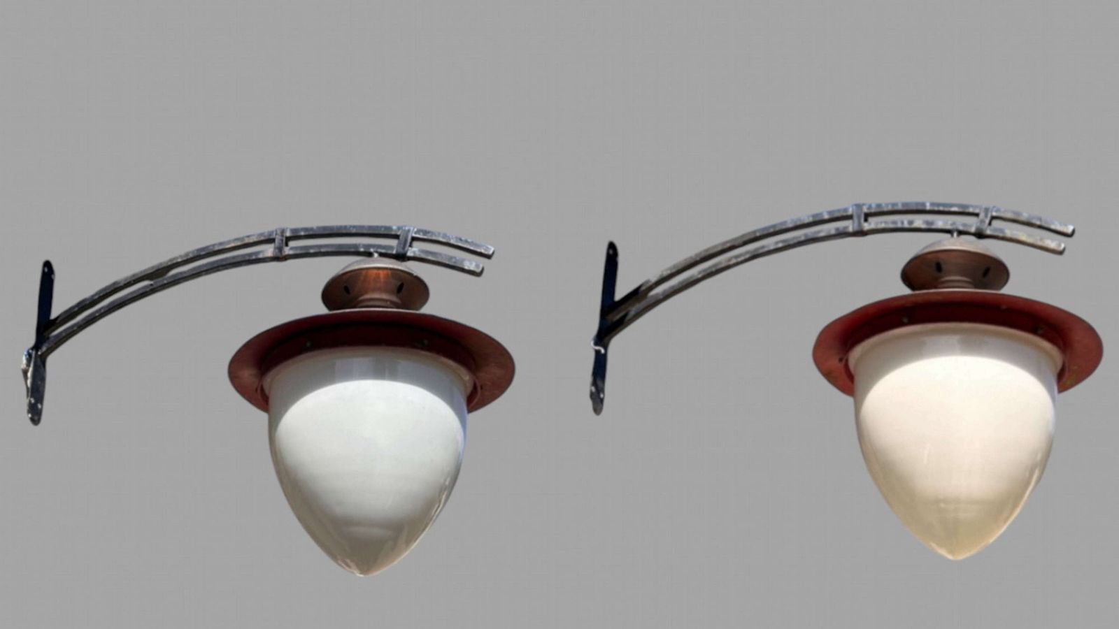 A Pair Of Stunning Large Outdoor Lamps