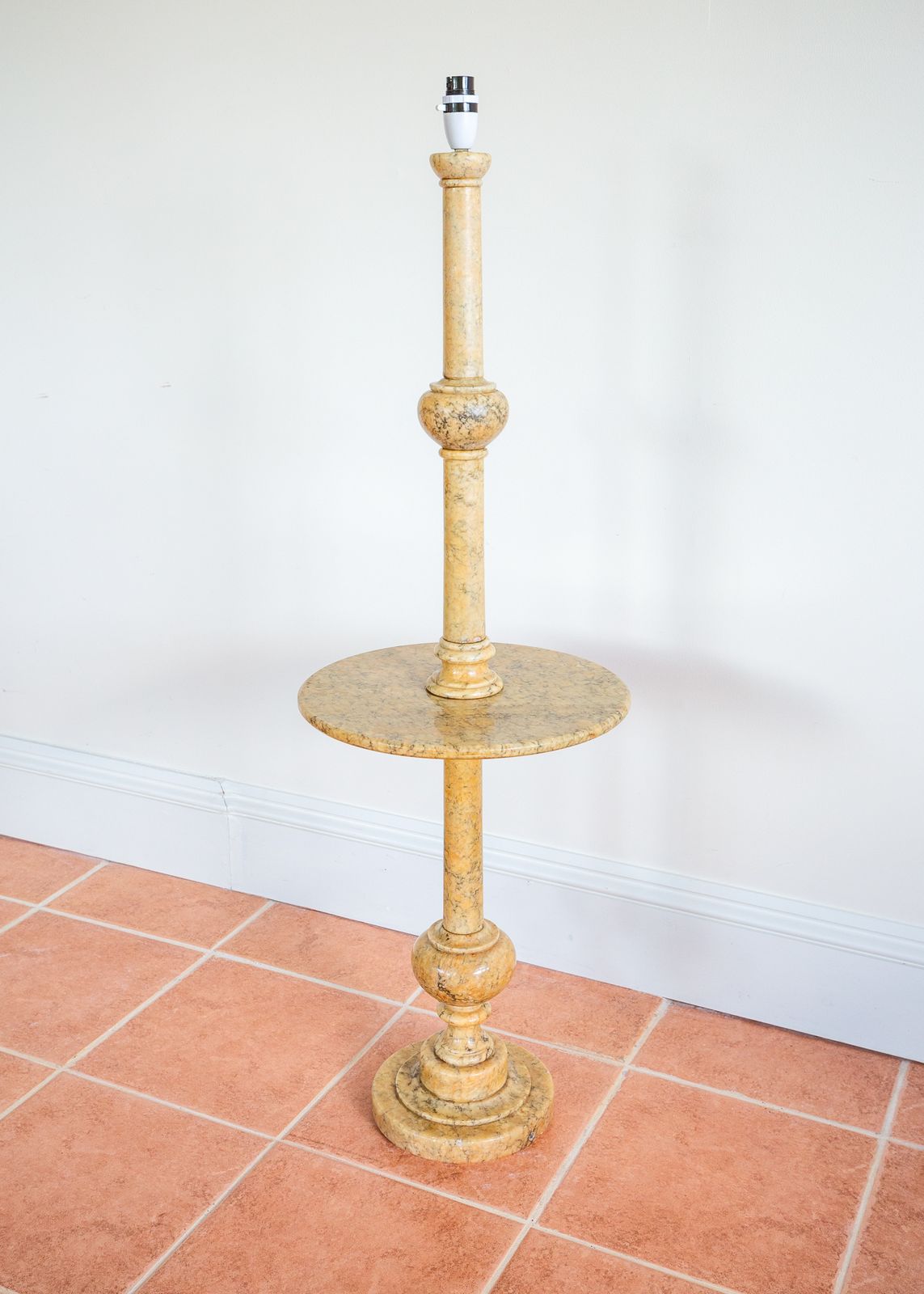 Italian Pedestal Alabaster Lamp With Shelf Mid Century Hollywood Regency 1950s N.Eoclassical M.Arble T.Able Mcm Lake Como Riviera Villa Style photo Lighting