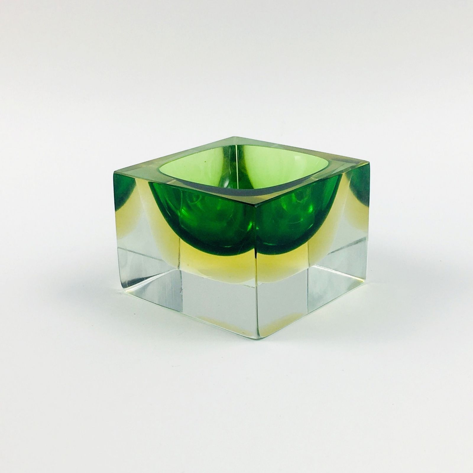 Sommerso Murano Glass Catch All Or Ashtray By Flavio Poli For Seguso Vetri D'arte, Italy, 1970s photo furniture