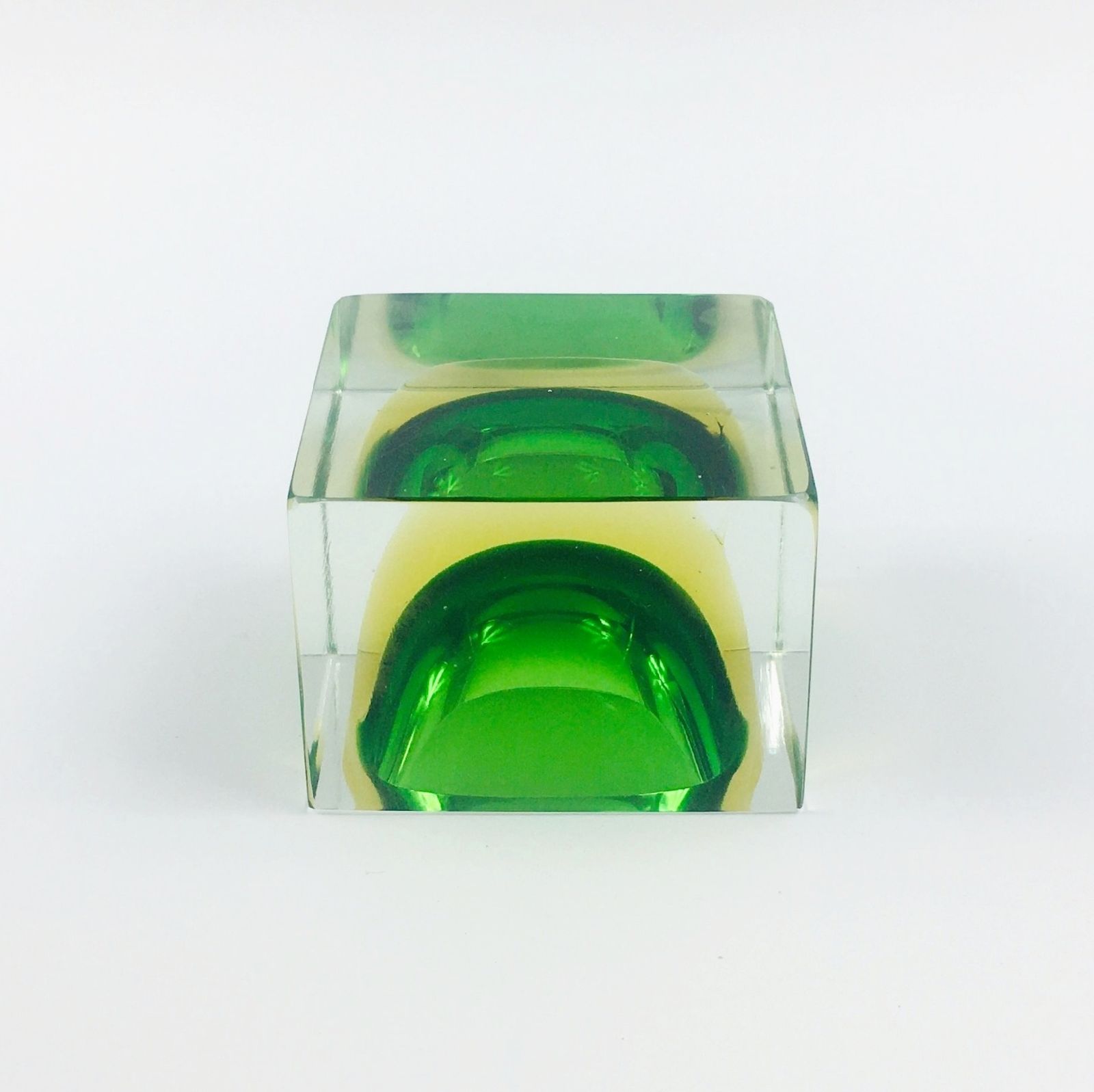 Sommerso Murano Glas Schaaltje Of Asbak Van Flavio Poli Voor Seguso Vetri D'arte, Italië, Jaren 1970 photo vinterior