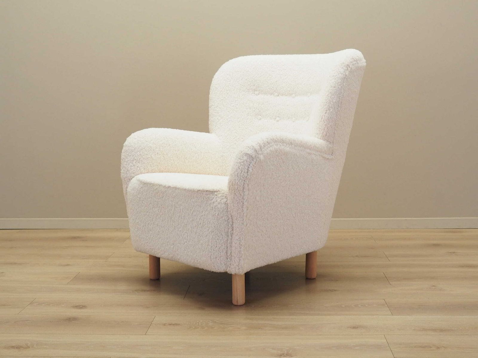White Armchair, Scandinavian Design, Production: Denmark photo Furniture