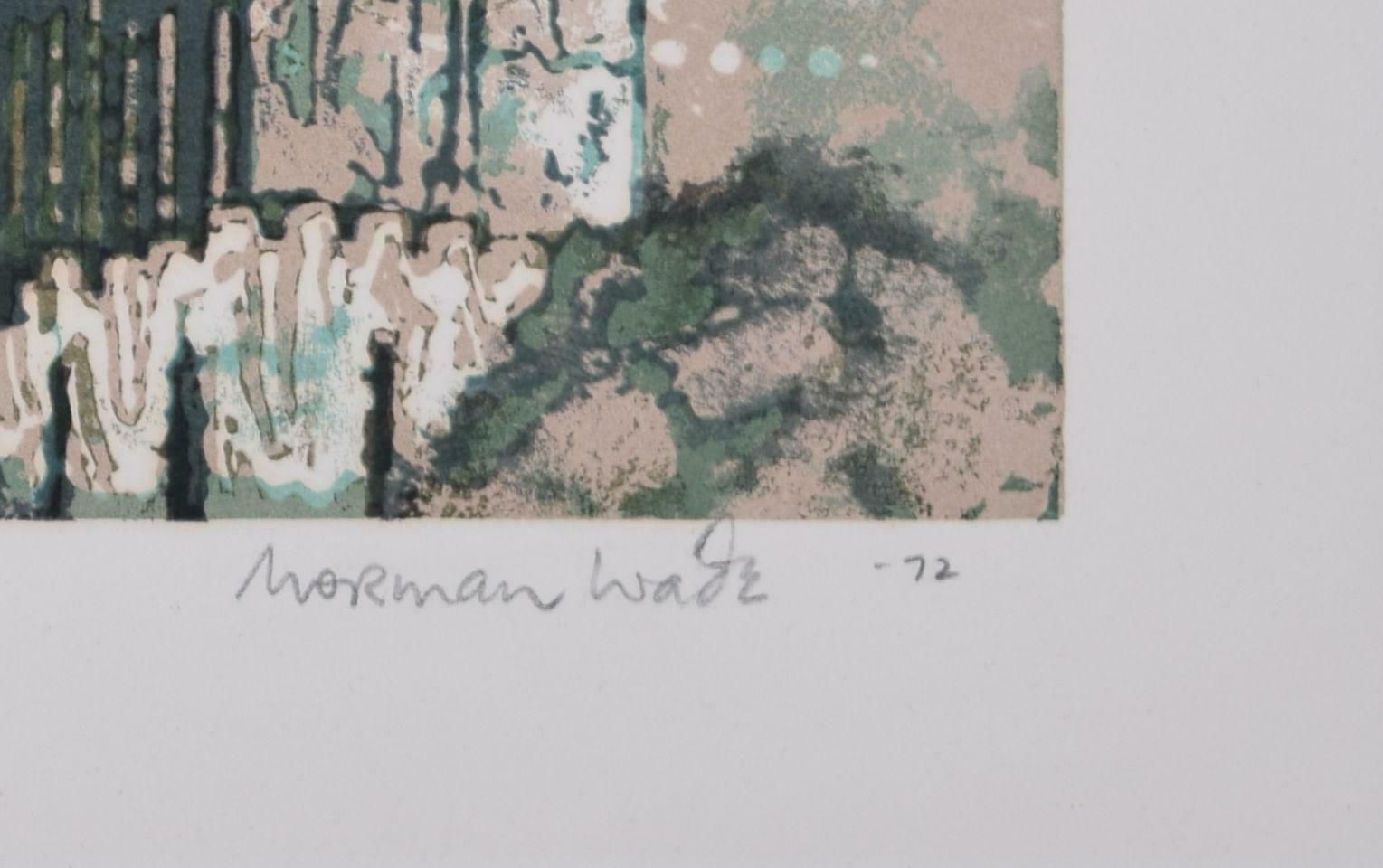Norman Wade Durham Cathedral Silkscreen Print By Norman Wade 1972 photo 395.0