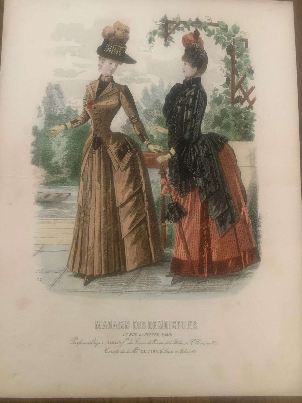 Fashion Posters | Magasin Des Demoiselles | French Fashion | Paris | French Journal photo furniture
