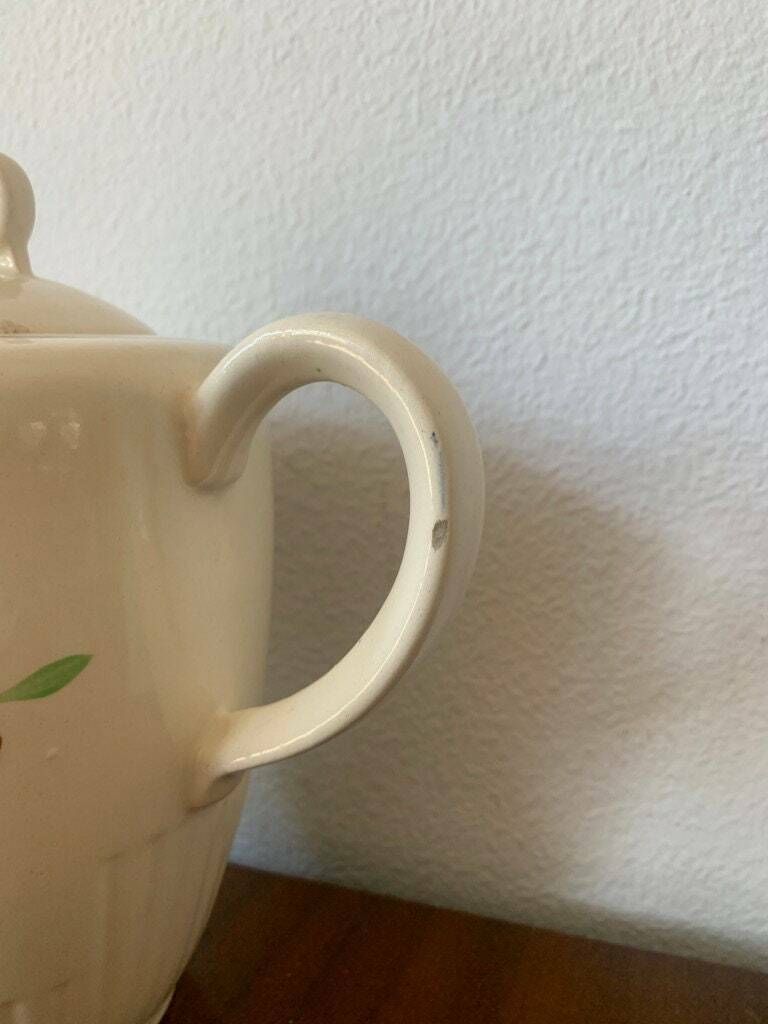 Vintage Coffee Or Tea Set | K & G | Luneville | France | Agnés | Keller And Guérin | Rare | Fifties | Hand Painted | Ceramic photo for sale