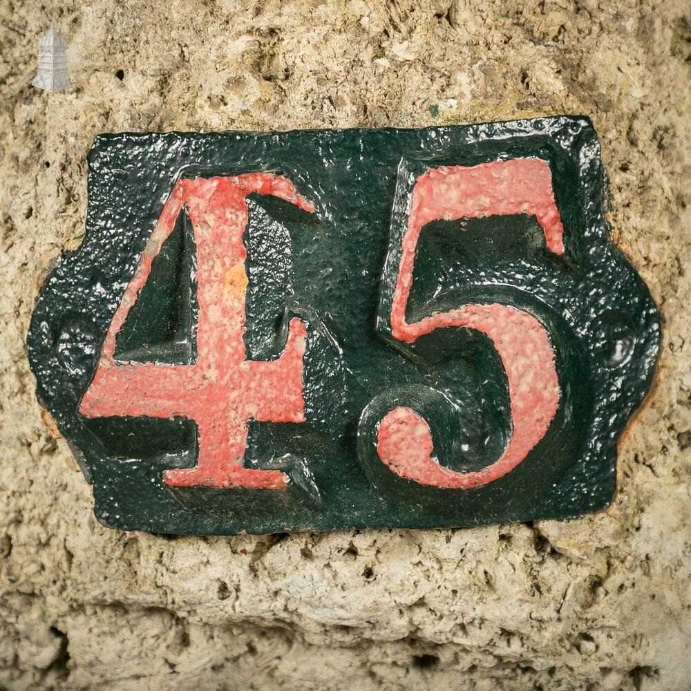 House Number 45, Stone And Cast Iron photo for sale