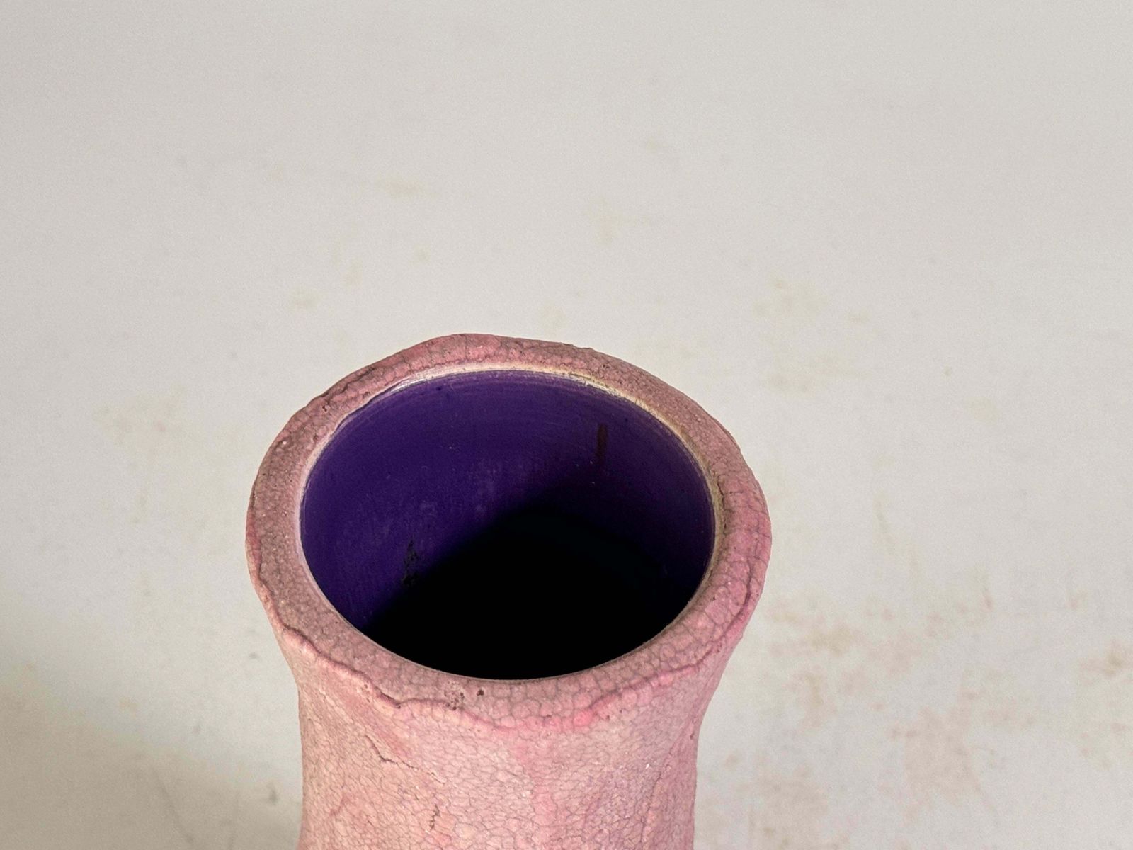 Vase In Enameled Ceramic By Gilbert Valentin, 1950s Vallauris Signed photo vinterior