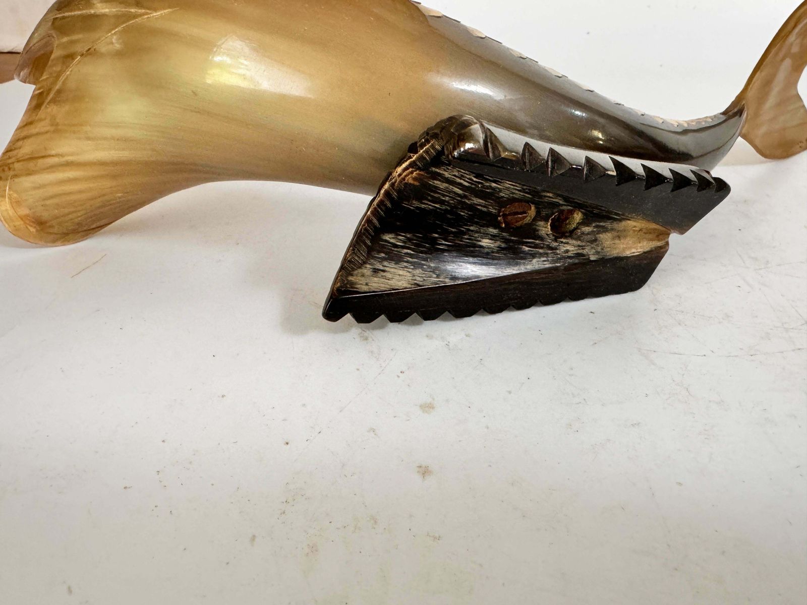 Horn Sculpture Representing A Fish Mid Century  France 20th Century photo for sale