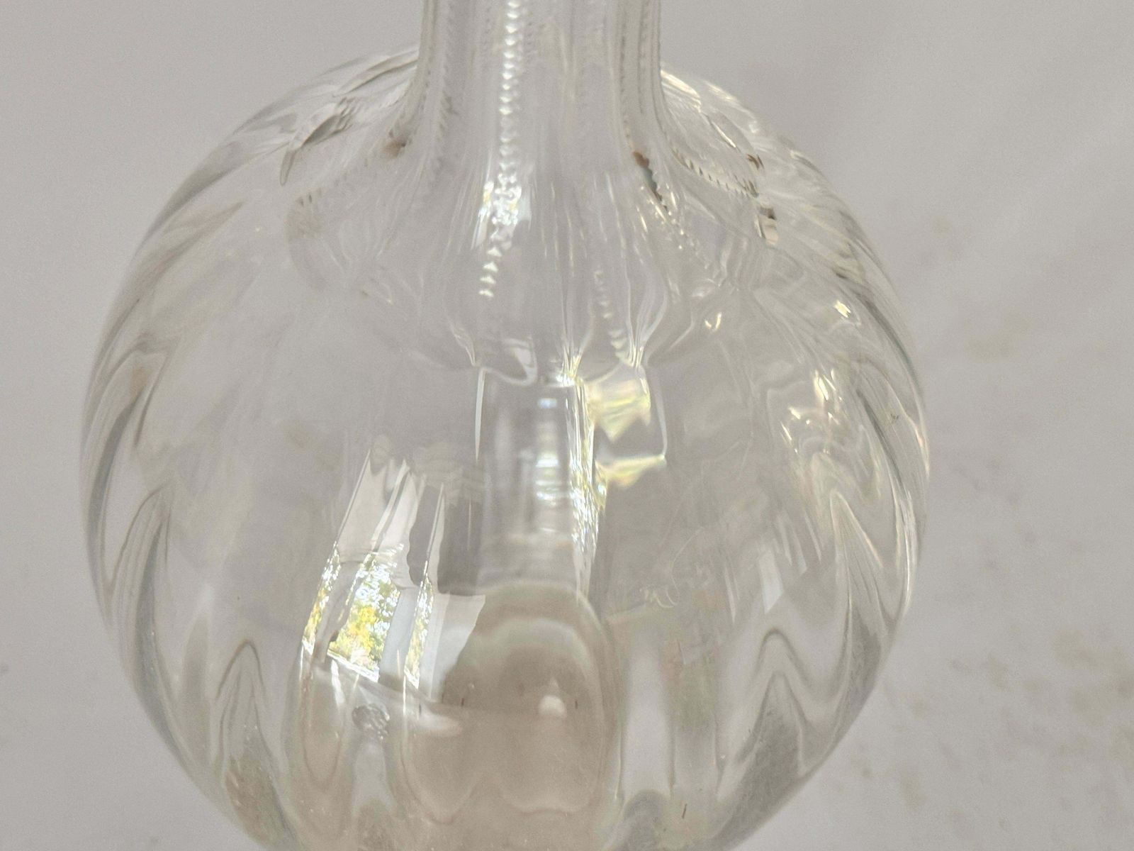 Baccarat Style Crystal Rond Perfection Decanter France 20th Century photo Home Decor