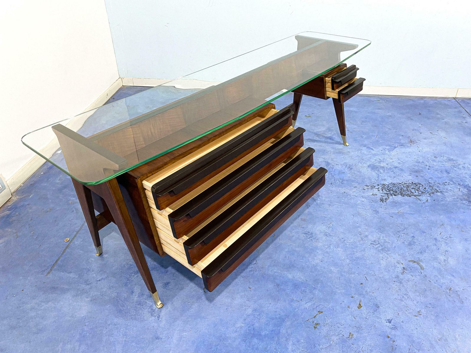 photo furniture Italian Midcentury Sideboard Console Dresser Designed By Vittorio Dassi, 1950s