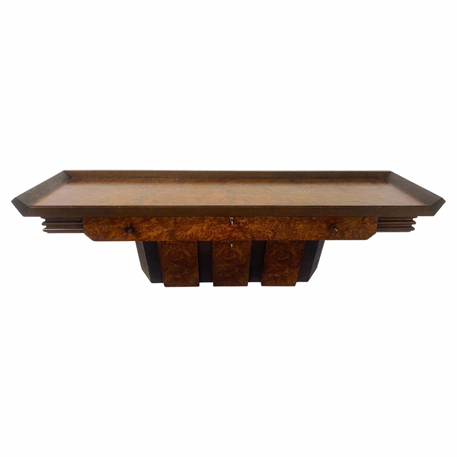 Italian Midcentury Art Deco Console Designed By Pierluigi Colli, 1940s