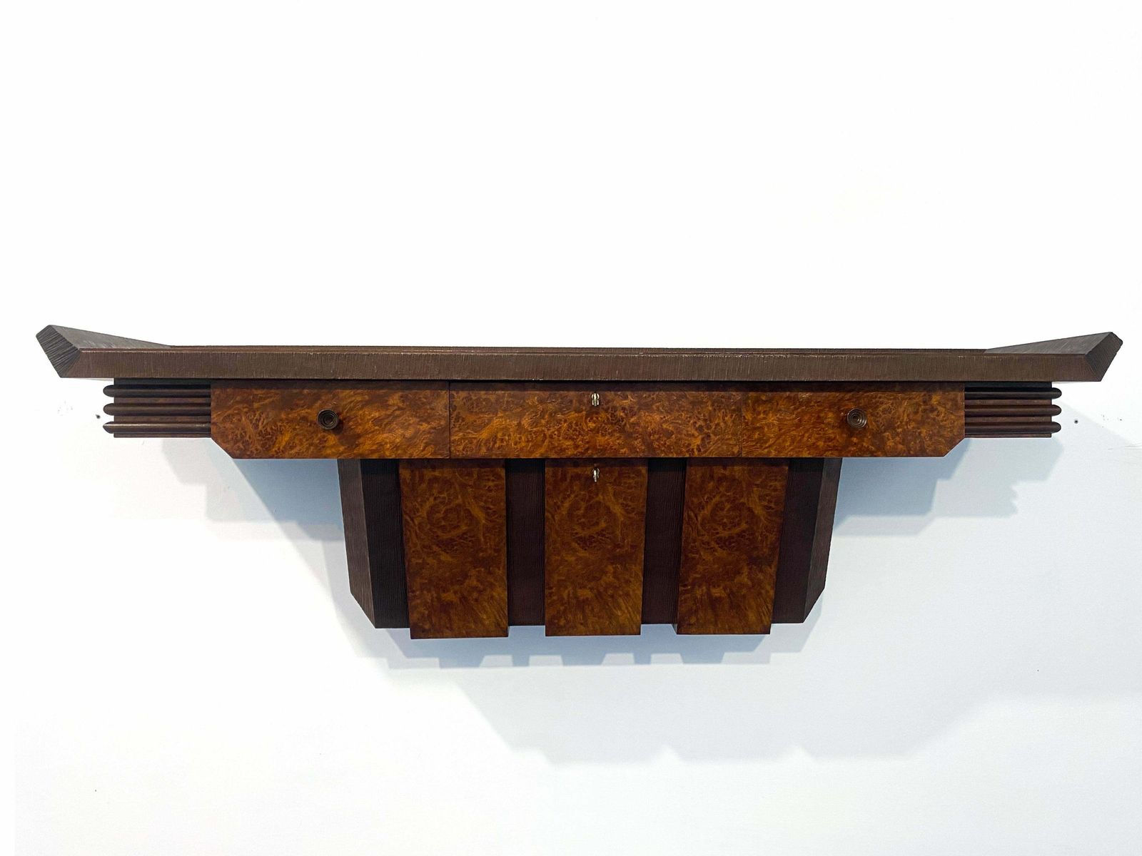 Italian Midcentury Art Deco Console Designed By Pierluigi Colli, 1940s photo furniture