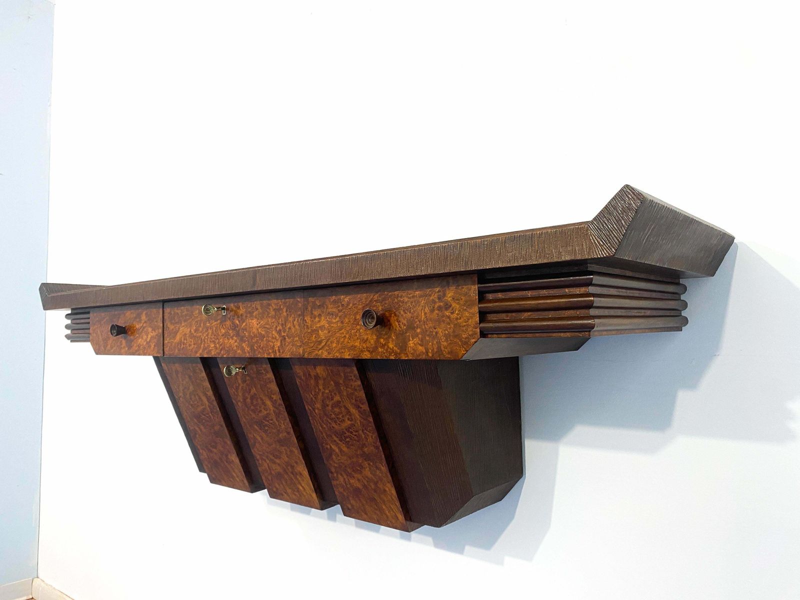 Italian Midcentury Art Deco Console Designed By Pierluigi Colli, 1940s photo vintage