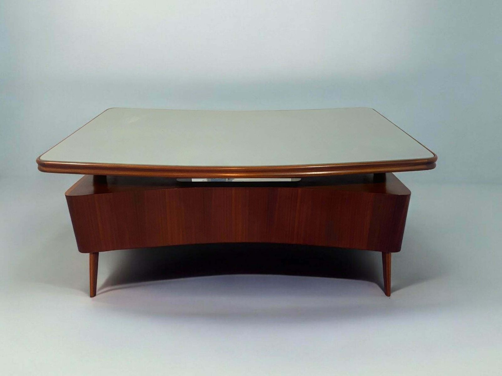 Italian Mid Century Executive Desk Designed By Vittorio Dassi In 1950s photo furniture