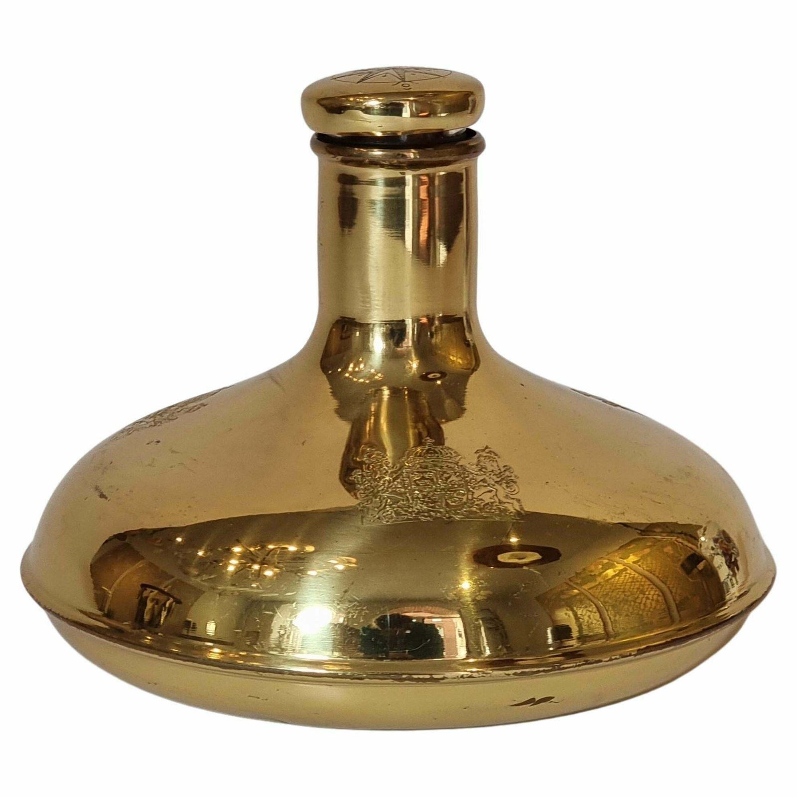 `Captain's Decanter/ Kaptens Karaff`, Made By Norrsken Metall, Sweden Late 1900s