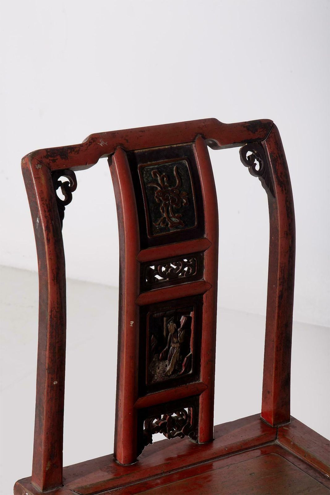 Traditional Qing Style Chair With Hidden Drawer photo Furniture