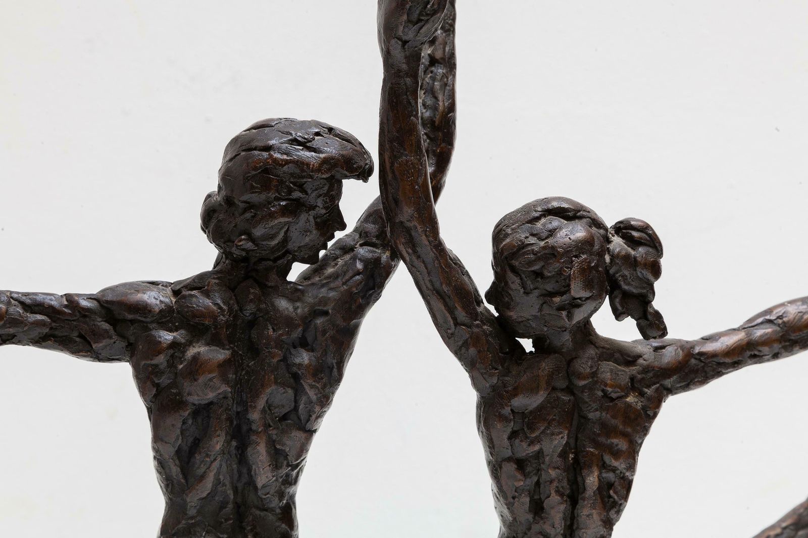 photo furniture Bronze Dancers Couple 1970s Belgium Artist V D Brande