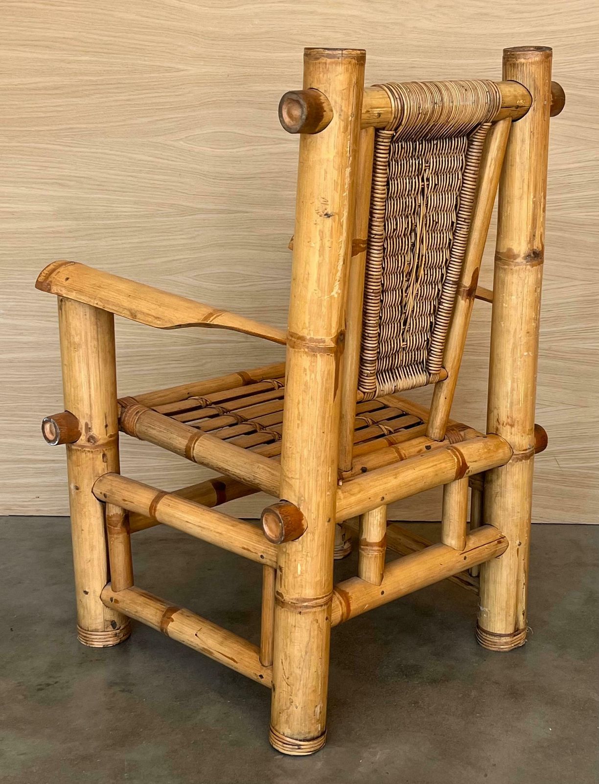 photo furniture Budji Layug Style Majestic Jumbo Bamboo Pagoda Lounge Chairs