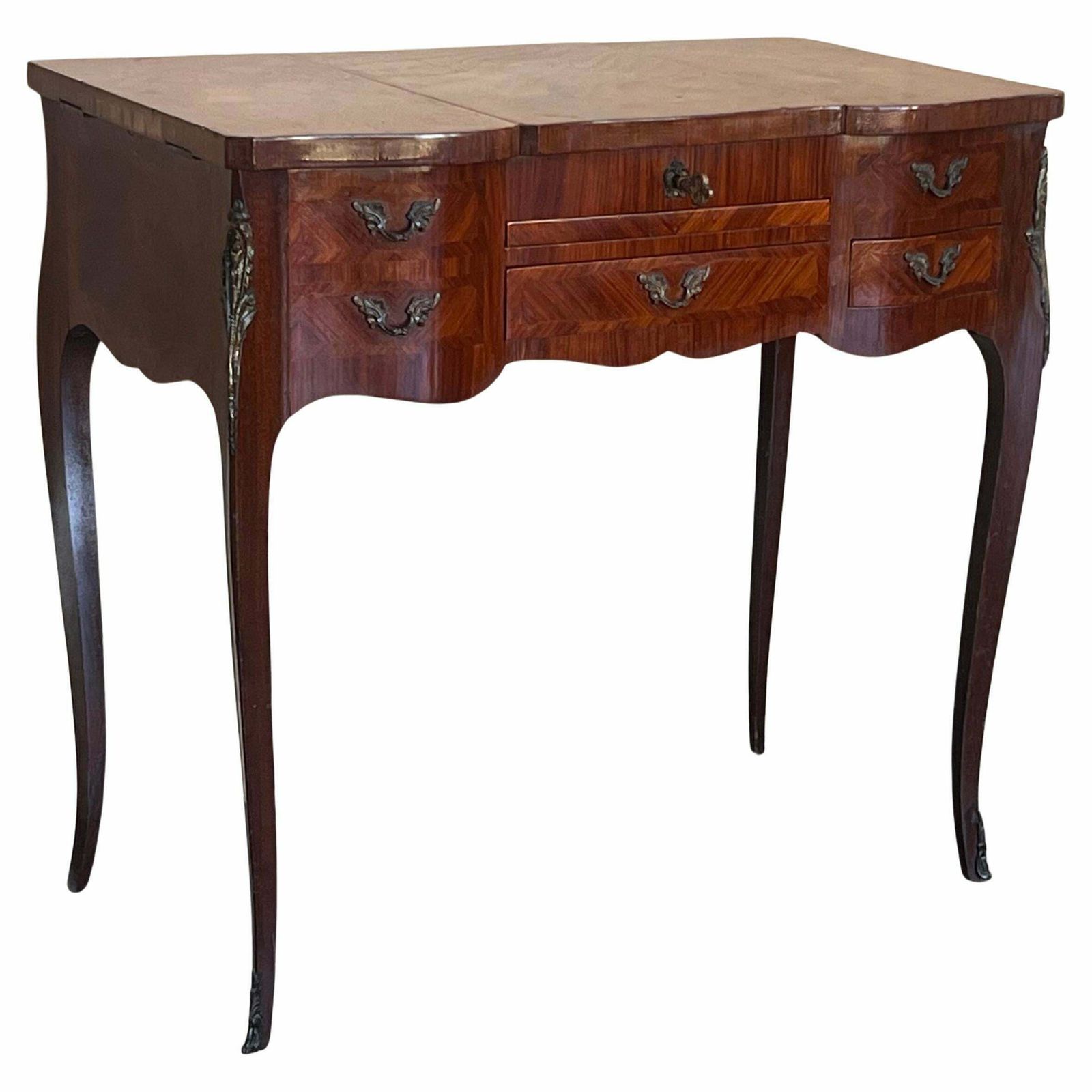 Coiffeuse de style Louis XV, XIXe siècle