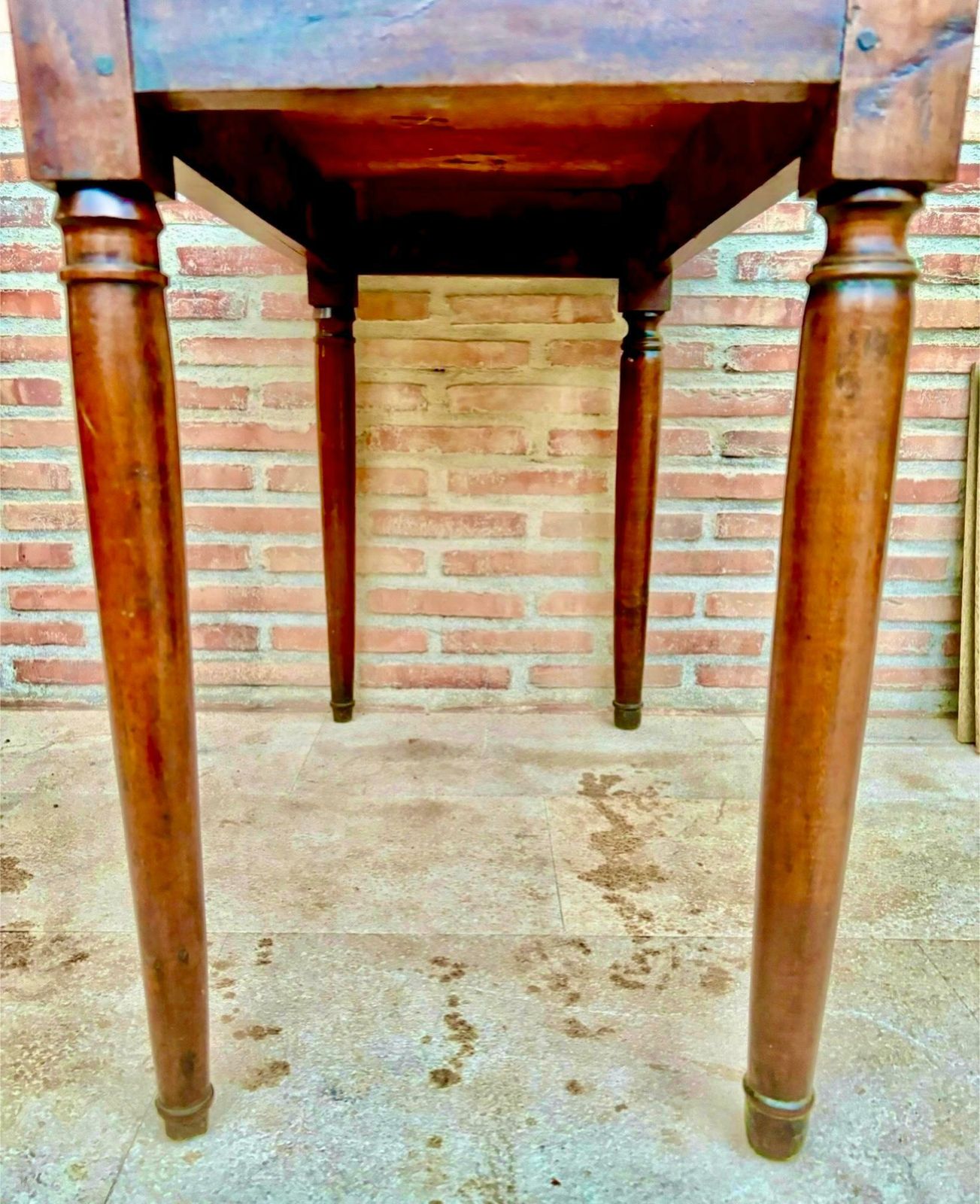 19th Century French Oak Worktable, 1890s photo 2255.0