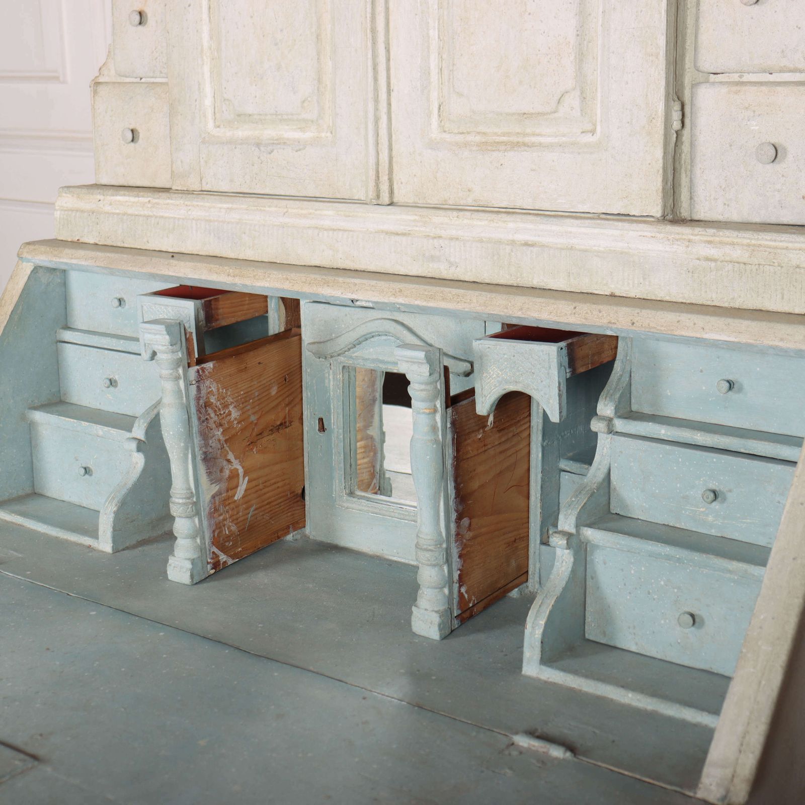 photo buy Danish Painted Bureau Bookcase